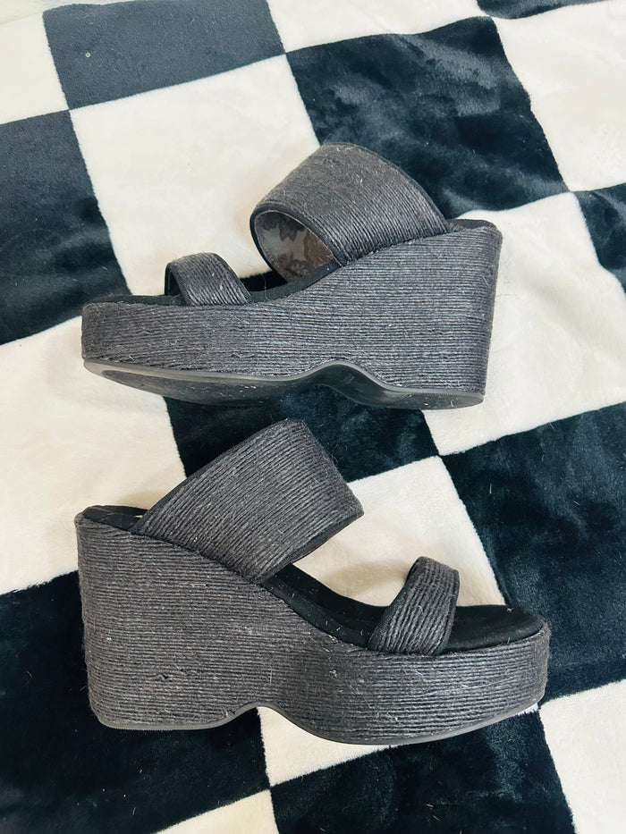 BAND OF GYPSY WEDGE SANDALS