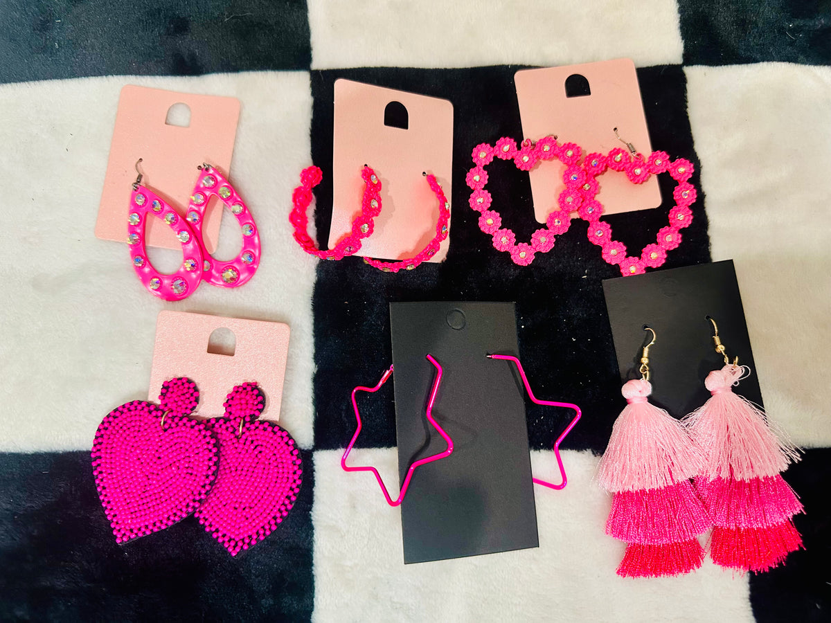 PINK EARRINGS