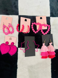 PINK EARRINGS