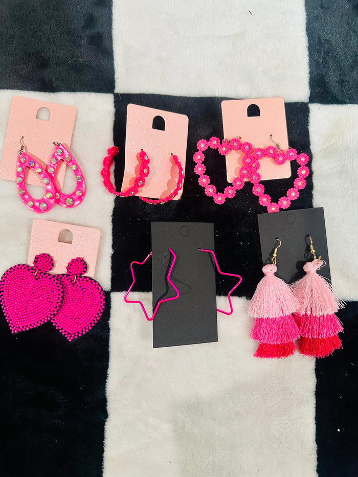 PINK EARRINGS
