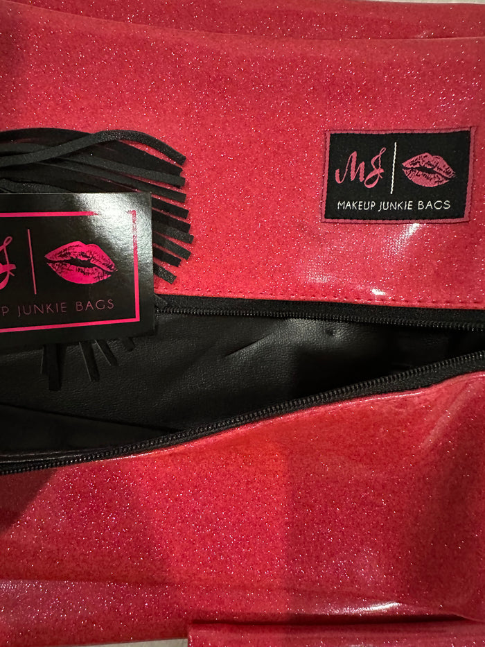 HOT PINK GLITTER MJ BAGS  FULL SET EXCEPT MINI!!