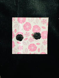 LITTLE ROSE STONE EARRINGS