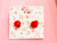 LITTLE ROSE STONE EARRINGS