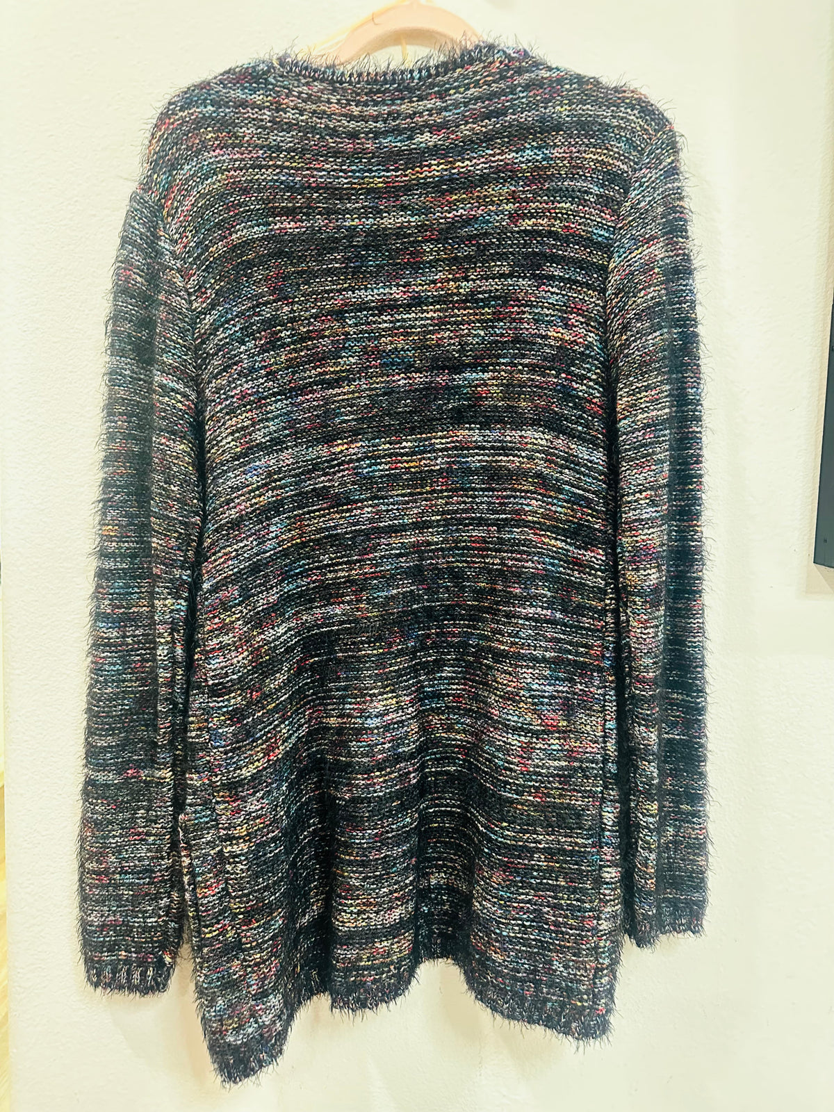 WOVEN HEART MULTICOLOR CARDIGAN