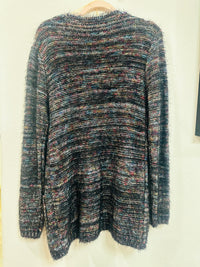 WOVEN HEART MULTICOLOR CARDIGAN