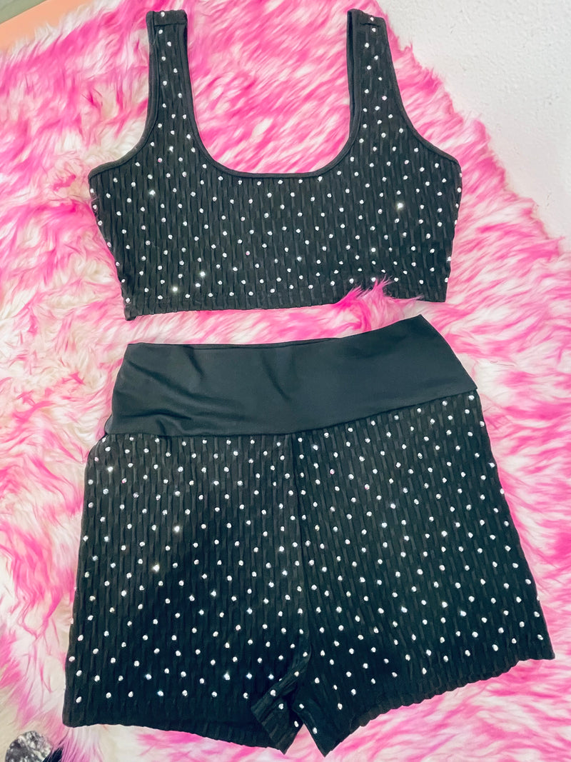 RHINESTONE TWO PIECE