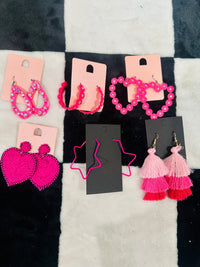 PINK EARRINGS