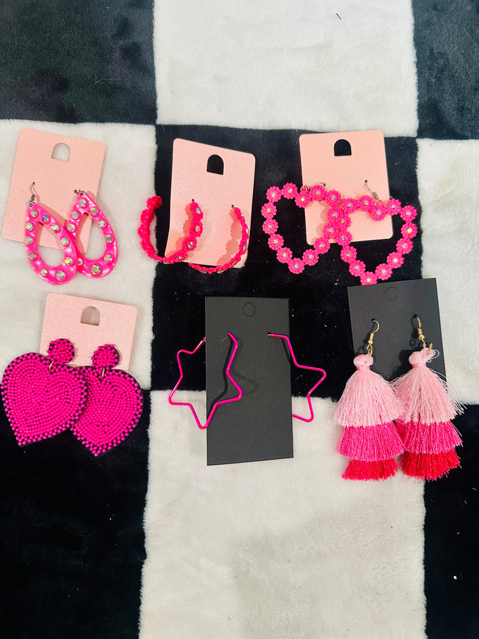 PINK EARRINGS