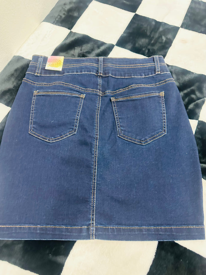 WAX JEAN SKIRT