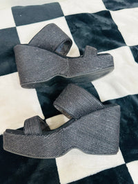 BAND OF GYPSY WEDGE SANDALS