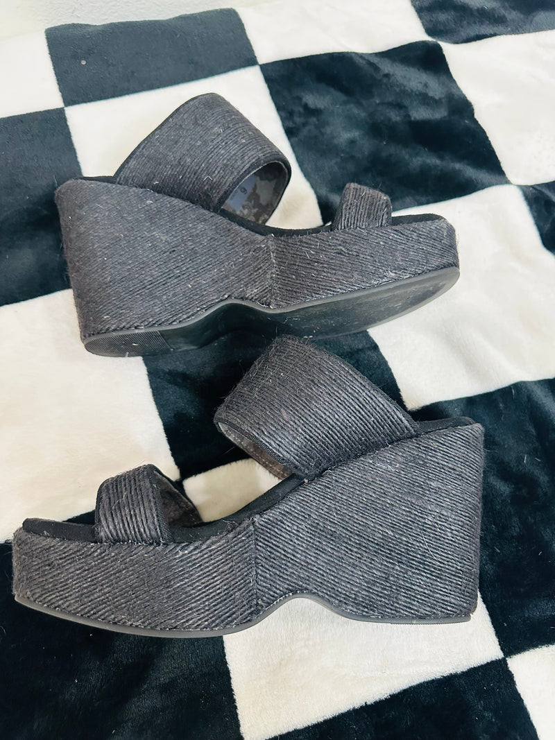 BAND OF GYPSY WEDGE SANDALS
