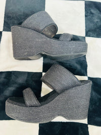 BAND OF GYPSY WEDGE SANDALS