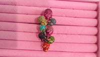 MULTICOLOR SKULL RING