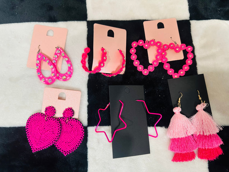 PINK EARRINGS