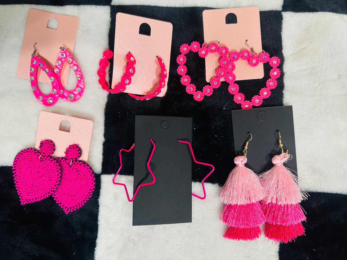 PINK EARRINGS