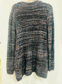 WOVEN HEART MULTICOLOR CARDIGAN
