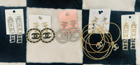 BIG CH@NEL EARRINGS