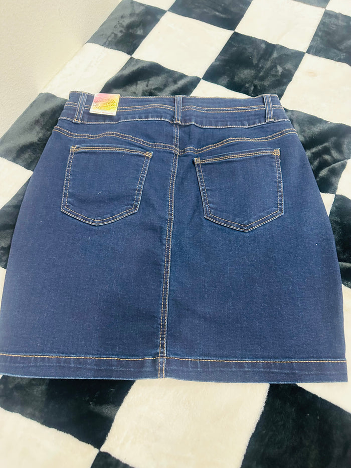 WAX JEAN SKIRT