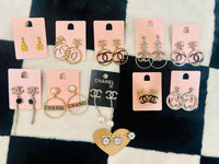 CH@NEL EARRINGS