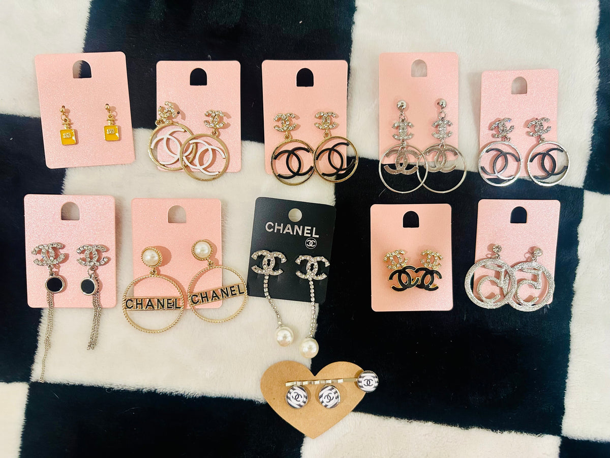 CH@NEL EARRINGS