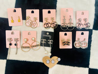 CH@NEL EARRINGS