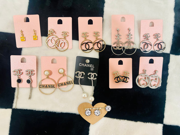 CH@NEL EARRINGS