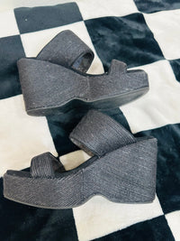 BAND OF GYPSY WEDGE SANDALS