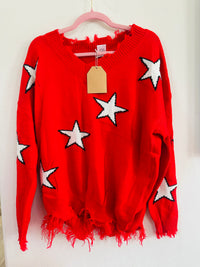 MAIN STRIP STAR SWEATER