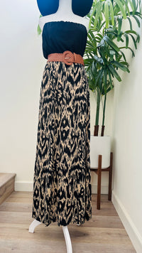 WILD ABOUT YOU TUBE DRESS WITH BELT