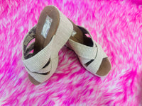 Band of gypsy wedge sandals