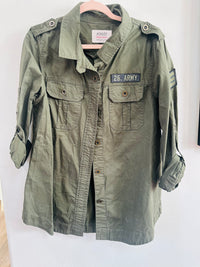 army button up thin jackets
