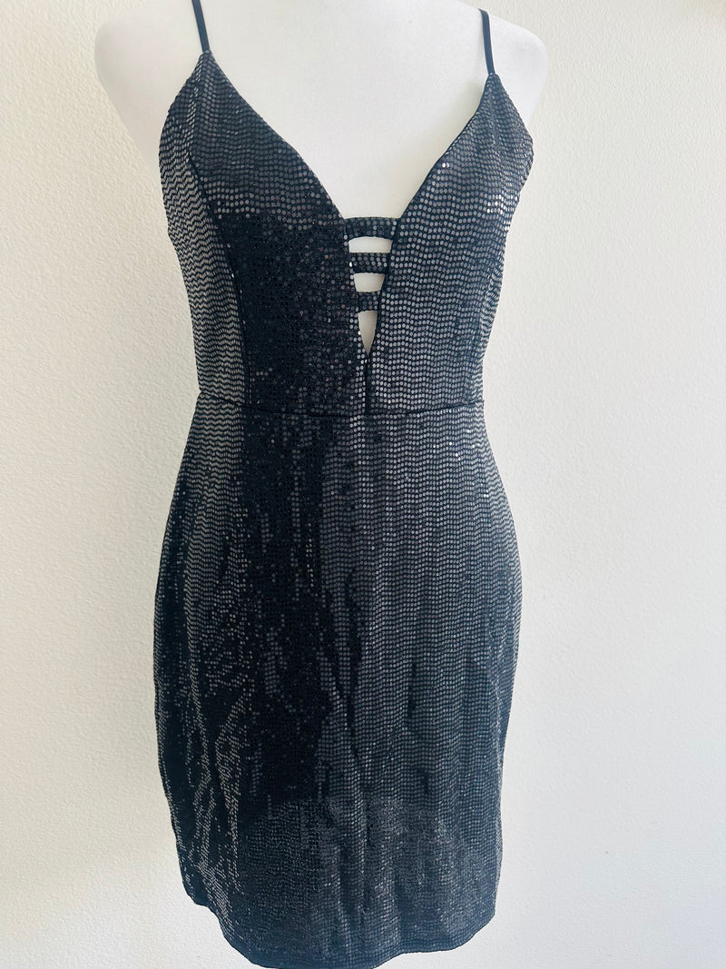 SEQUIN SLIP DRESS