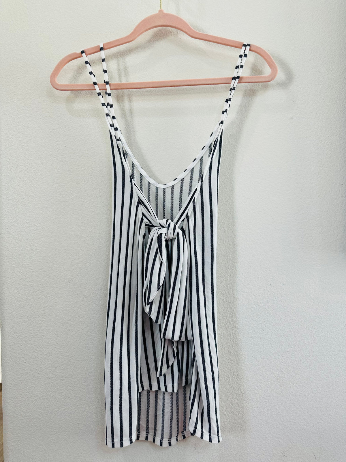 STRIPED BOW TOE TANK