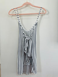 STRIPED BOW TOE TANK