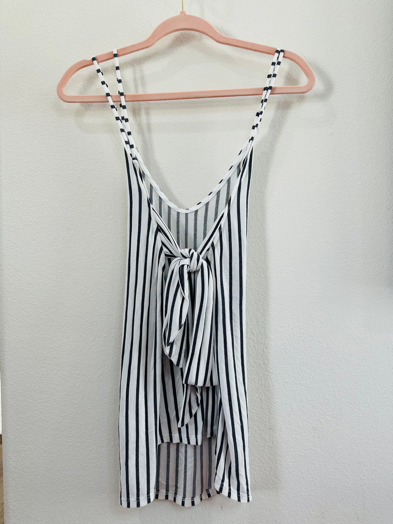 STRIPED BOW TOE TANK