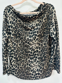 LEOPARD OFF SHOULDER TOP