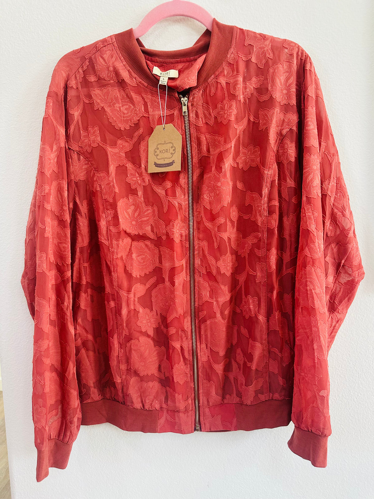 KORI LACE BOMBER JACKET