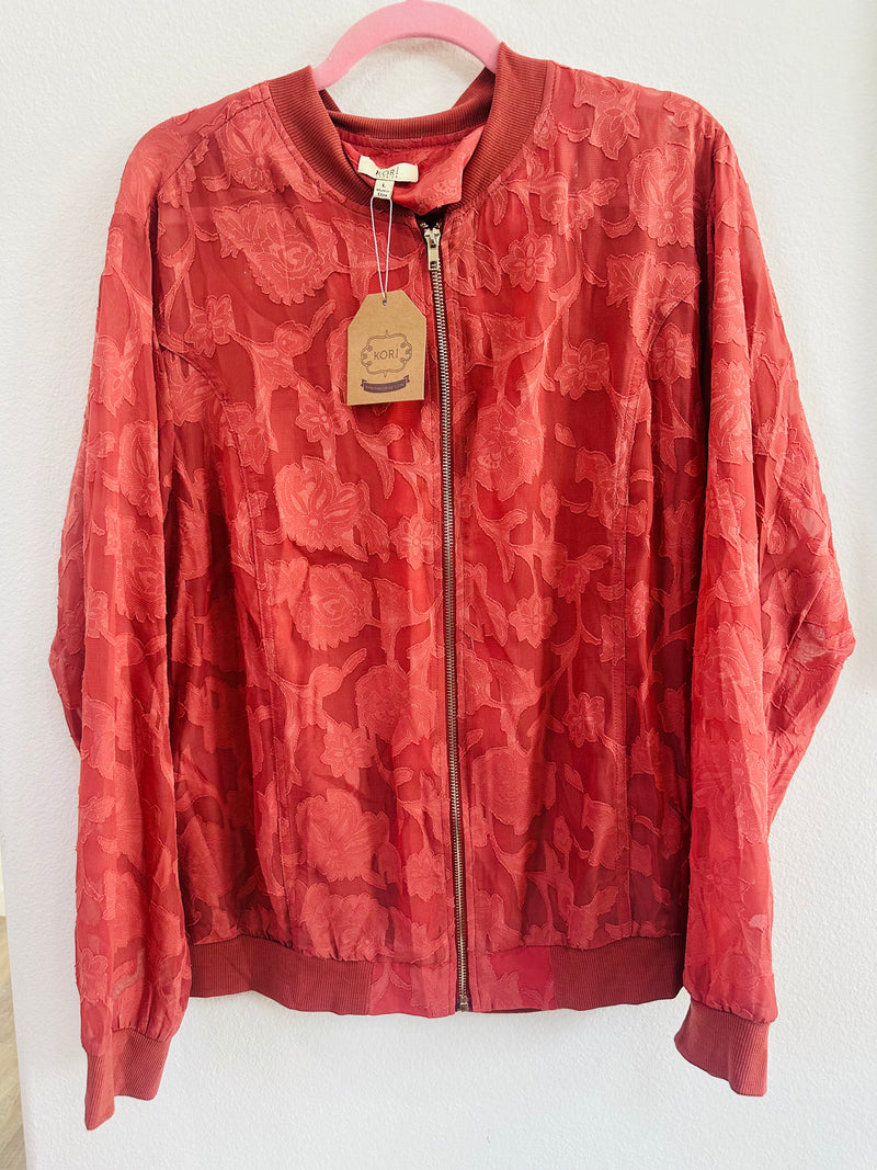 KORI LACE BOMBER JACKET