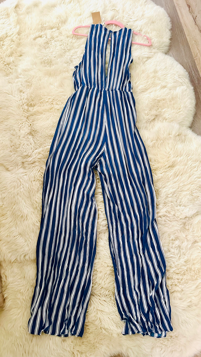 STYLE RACK STRIPED JUMPSUIT