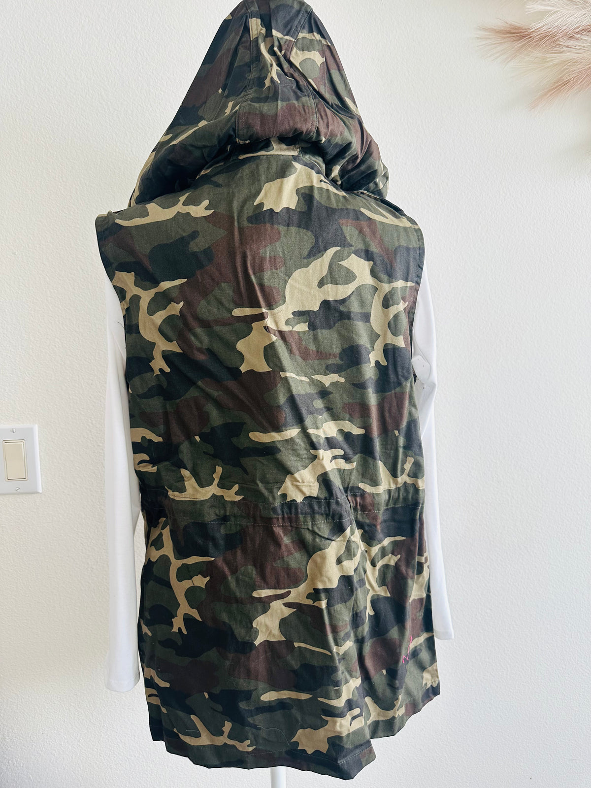 ZENDANA CAMO LONG OUTDOOR VEST