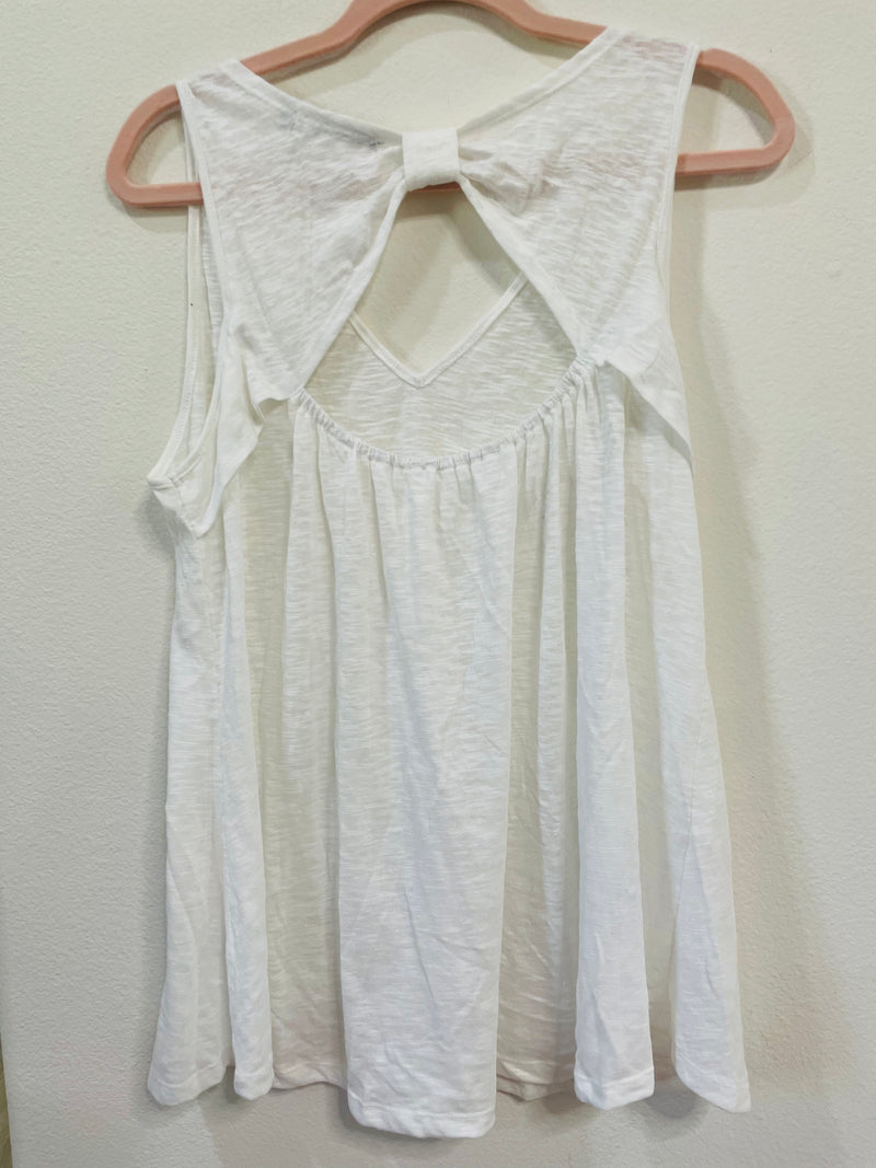 DOE & RAE TANK WOTH BOW DETAIL IN BACK