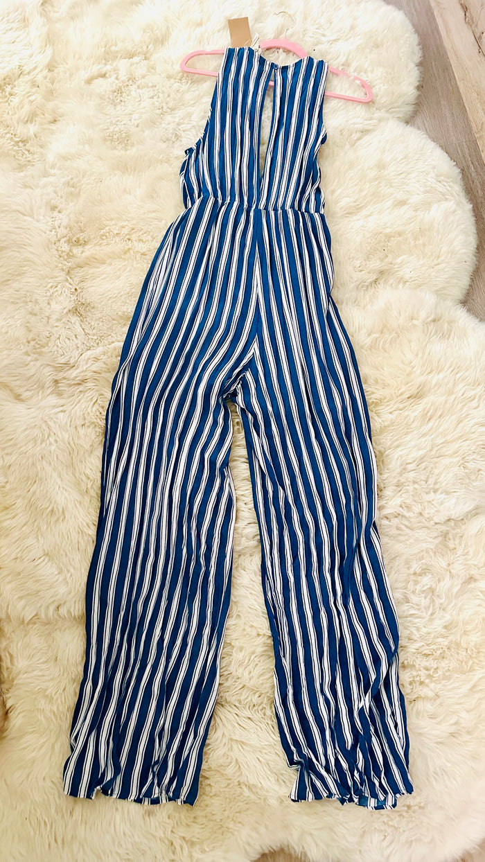 STYLE RACK STRIPED JUMPSUIT