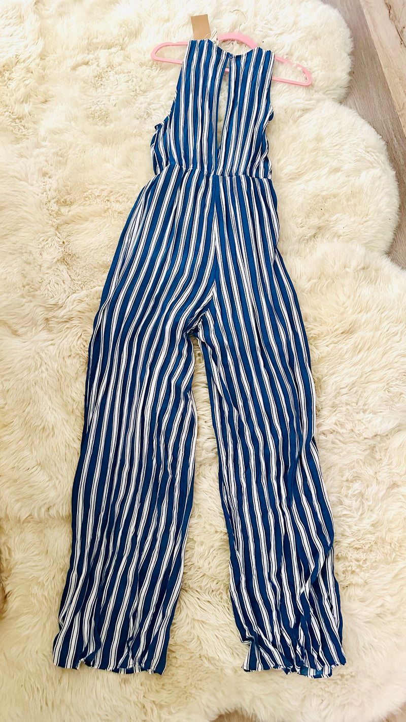 STYLE RACK STRIPED JUMPSUIT
