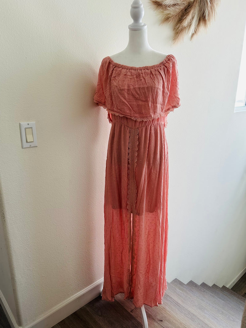 LLOVE ON/OFF SHOULDER COUNTRY DRESS