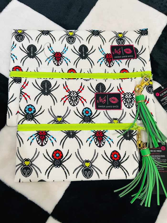 SPIDER/WHITE INTERIOR  SMALL/MED MJ BAG SET