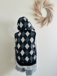 PLAID VEST