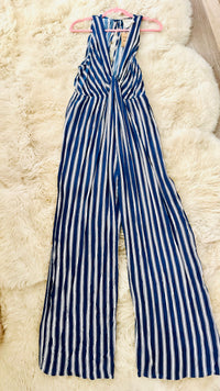 STYLE RACK STRIPED JUMPSUIT