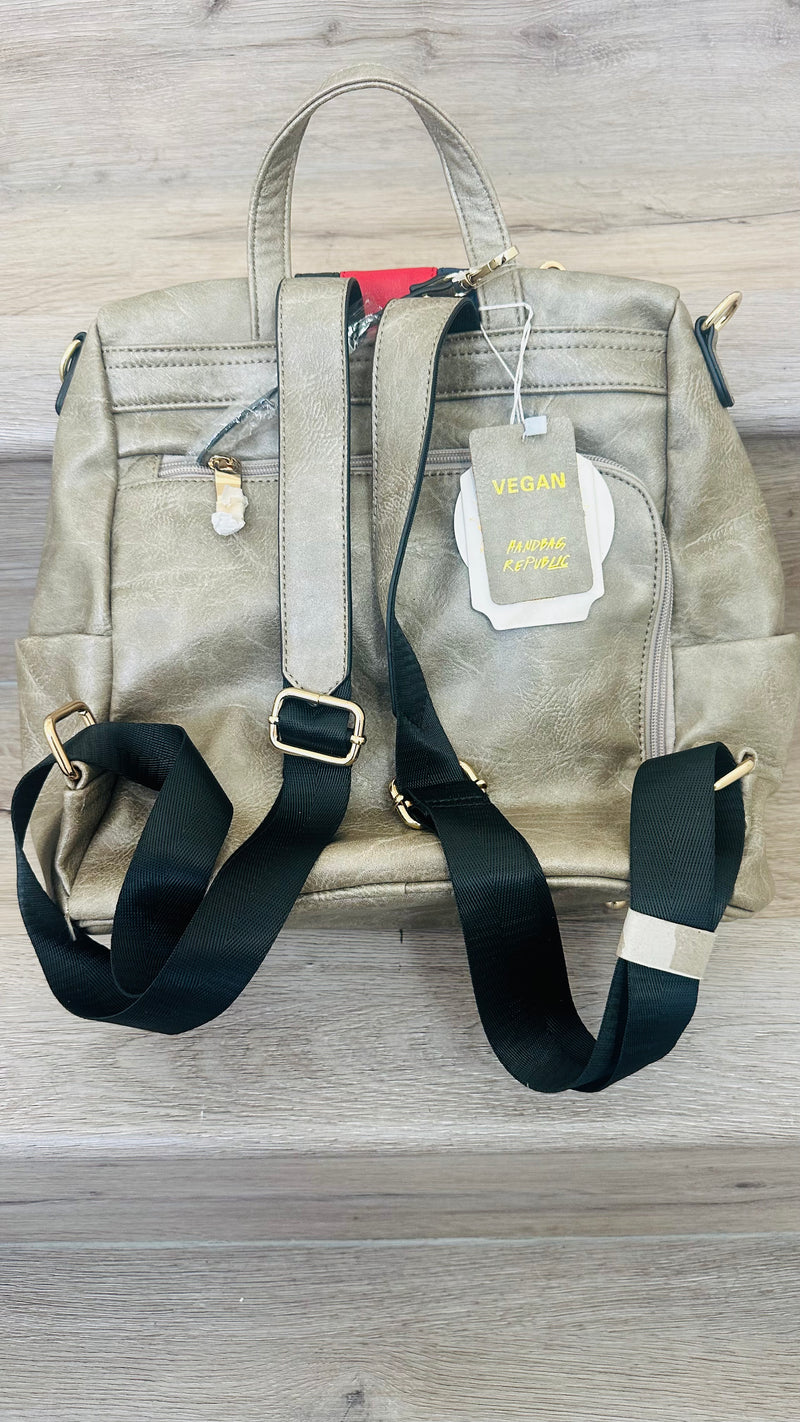 Convertible vegan leather bag