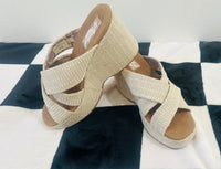 Band of gypsy wedge sandals