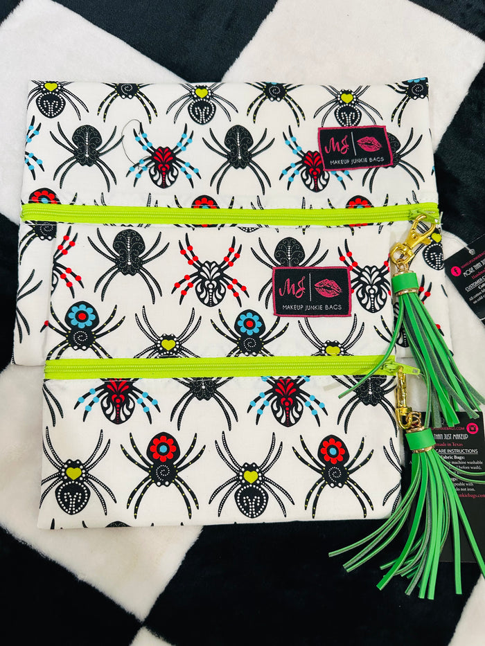 SPIDER/WHITE INTERIOR  SMALL/MED MJ BAG SET